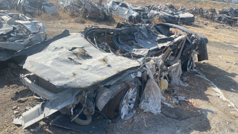 Gasbettikleri aracı, deprem hasarlı aracın şasi numarasıyla değiştirip satmak istemişler
