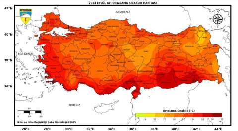 53 yılın en sıcak 7'nci yazı, en sıcak 6'ncı eylülü