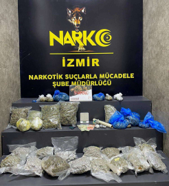İzmir'de 12 kilo esrar ele geçirildi