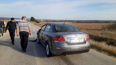 Tekirdağ'da otomobille çarpışan motosikletteki baba öldü, oğlu yaralandı
