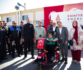 'Emniyetle Engelsiz Yarınlar' projesiyle 130 akülü araç daha sahibine ulaştırıldı