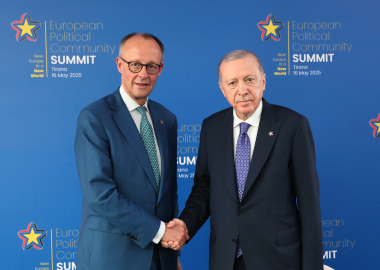 Cumhurbaşkanı Erdoğan, Almanya Başbakanı Merz ile görüştü