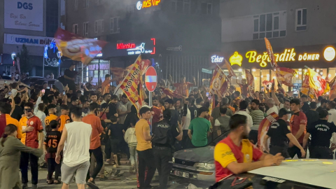 Şanlıurfa’da Galatasaray’ın şampiyonluğu coşkuyla kutlandı