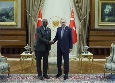 Cumhurbaşkanı Erdoğan, İngiltere Dışişleri Bakanı Lammy'yi kabul etti