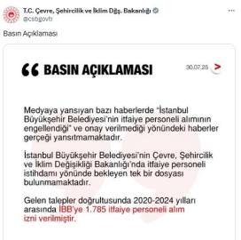 'İBB'nin itfaiye istihdamı yönünde bekleyen tek bir dosyası yok'