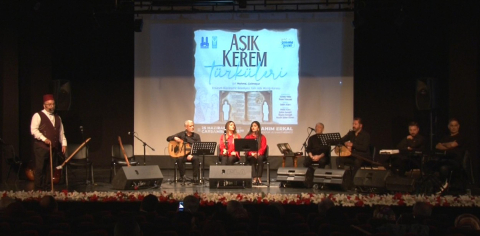 Erzurum - Kerem ile Aslı aşkı ile hikayeciliği yeniden canlandırdılar /Video eklendi