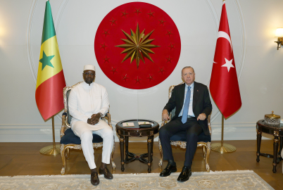 İstanbul - Cumhurbaşkanı Erdoğan Senegal Başbakanı Qusmane Sonko ile görüştü