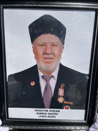 Kıbrıs Gazisi Özkan, askeri törenle toprağa verildi