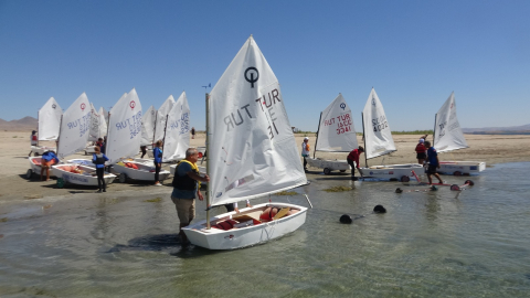 Optimist Yelken Yarışları'nın 2'nci ayağı, Kırşehir’de başladı / Görüntü eklendi