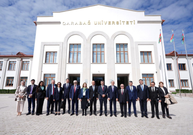 Bakan Tekin, Karabağ Üniversitesi’ni ziyaret etti