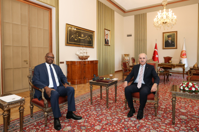 TBMM Başkanı Kurtulmuş, Zimbabve Büyükelçisi Mutiwazuka'yı kabul etti.